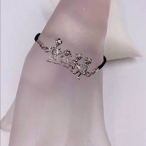 bracelet, family adjustable stainless steel